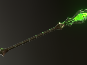 fantasy staff pack02 3D मॉडल