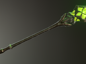 fantasy staff pack02 3D मॉडल