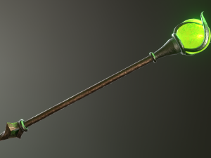 fantasy staff pack02 3D मॉडल