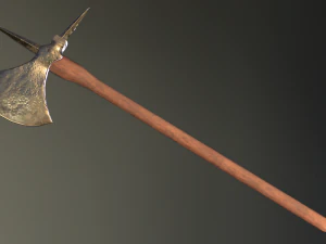 medieval ax set 02 3D Model