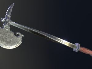 medieval ax set 02 3D 模型
