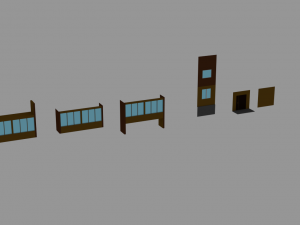 building modular 3D Модель