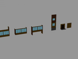 बिल्डिंग मॉड्यूलर 3D मॉडल