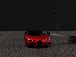 bugatti chiron 3D Model