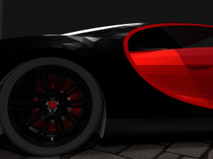 bugatti chiron 3D Model