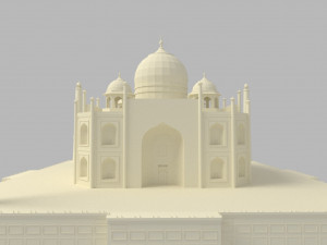 taj mahal 3D मॉडल