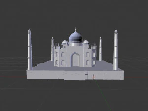 taj mahal 3D Model