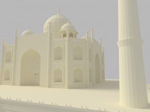 taj mahal 3D मॉडल