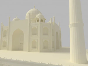 taj mahal 3D Model