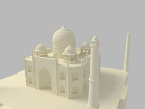 taj mahal 3D Model