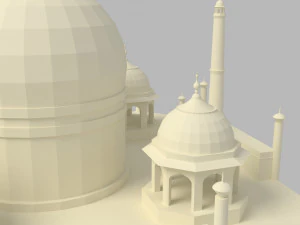 taj mahal 3D Model