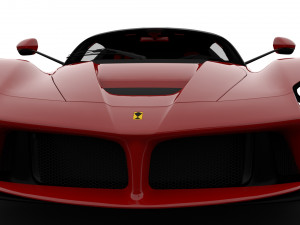 ferrari laferrari with complete interior 3D मॉडल