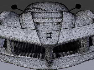ferrari laferrari with complete interior 3D Model