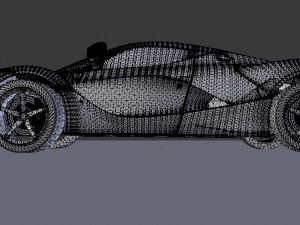 ferrari laferrari with complete interior 3D मॉडल