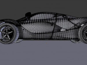 ferrari laferrari with complete interior 3D Model