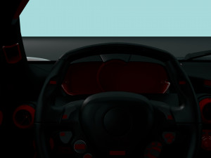 ferrari laferrari with complete interior 3D मॉडल