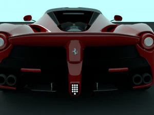 ferrari laferrari with complete interior 3D Model