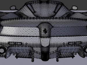 ferrari laferrari with complete interior 3D Model
