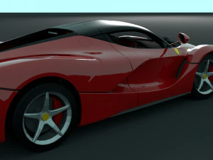 ferrari laferrari with complete interior 3D Model