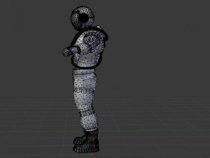 astronaut 3D मॉडल
