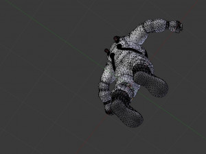 astronaut 3D मॉडल