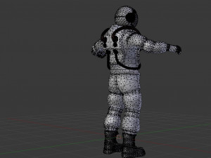 astronaut 3D मॉडल