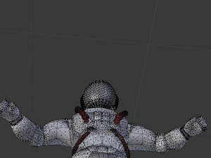 astronaut 3D मॉडल