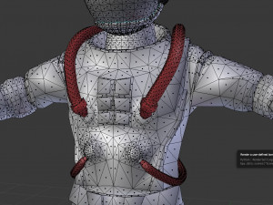 astronaut 3D मॉडल
