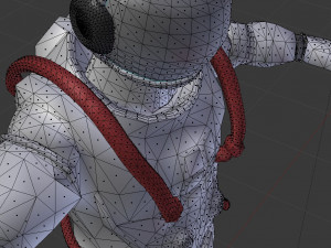 astronaut 3D मॉडल