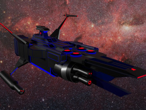 spaceship Model 3D