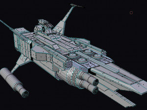 spaceship 3D Model