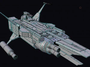 spaceship 3D Model