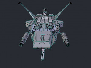 spaceship 3D Model