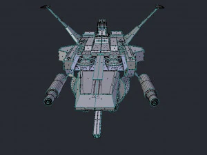 spaceship 3D Model