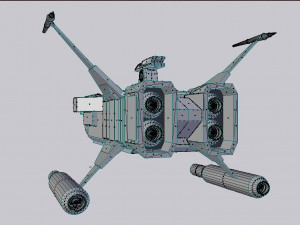 spaceship 3D Model