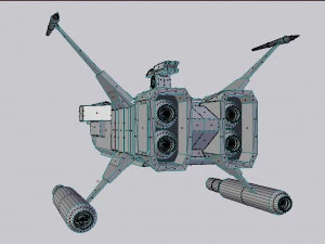 spaceship 3D Model