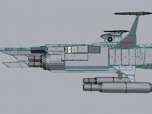 spaceship 3D Model