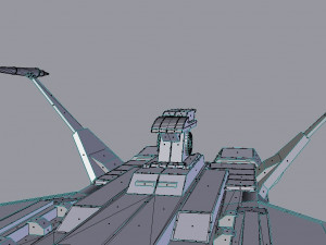 spaceship 3D Model