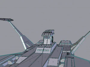 spaceship 3D Model