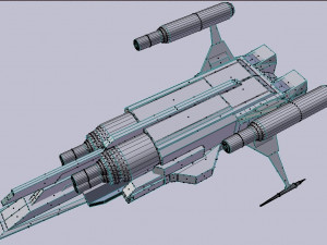 spaceship 3D Model