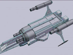 spaceship 3D Model