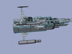 spaceship 3D Model