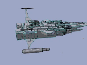 spaceship 3D Model