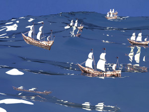 pirate ship Model 3D