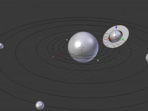 solar system 3D Model