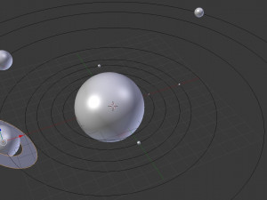 solar system Modèle 3D