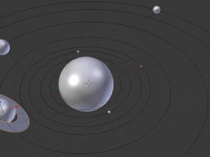 solar system 3D Model