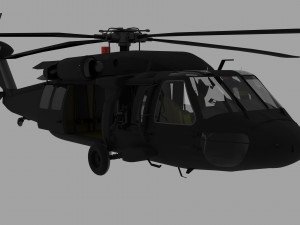 uh-60 black hawk 3D Model
