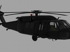 uh-60 black hawk Model 3D