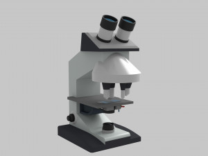 compound microscope 3Dモデル
